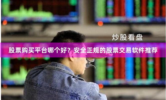 股票购买平台哪个好？安全正规的股票交易软件推荐