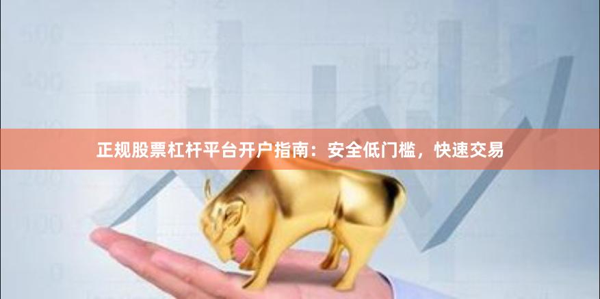 正规股票杠杆平台开户指南：安全低门槛，快速交易